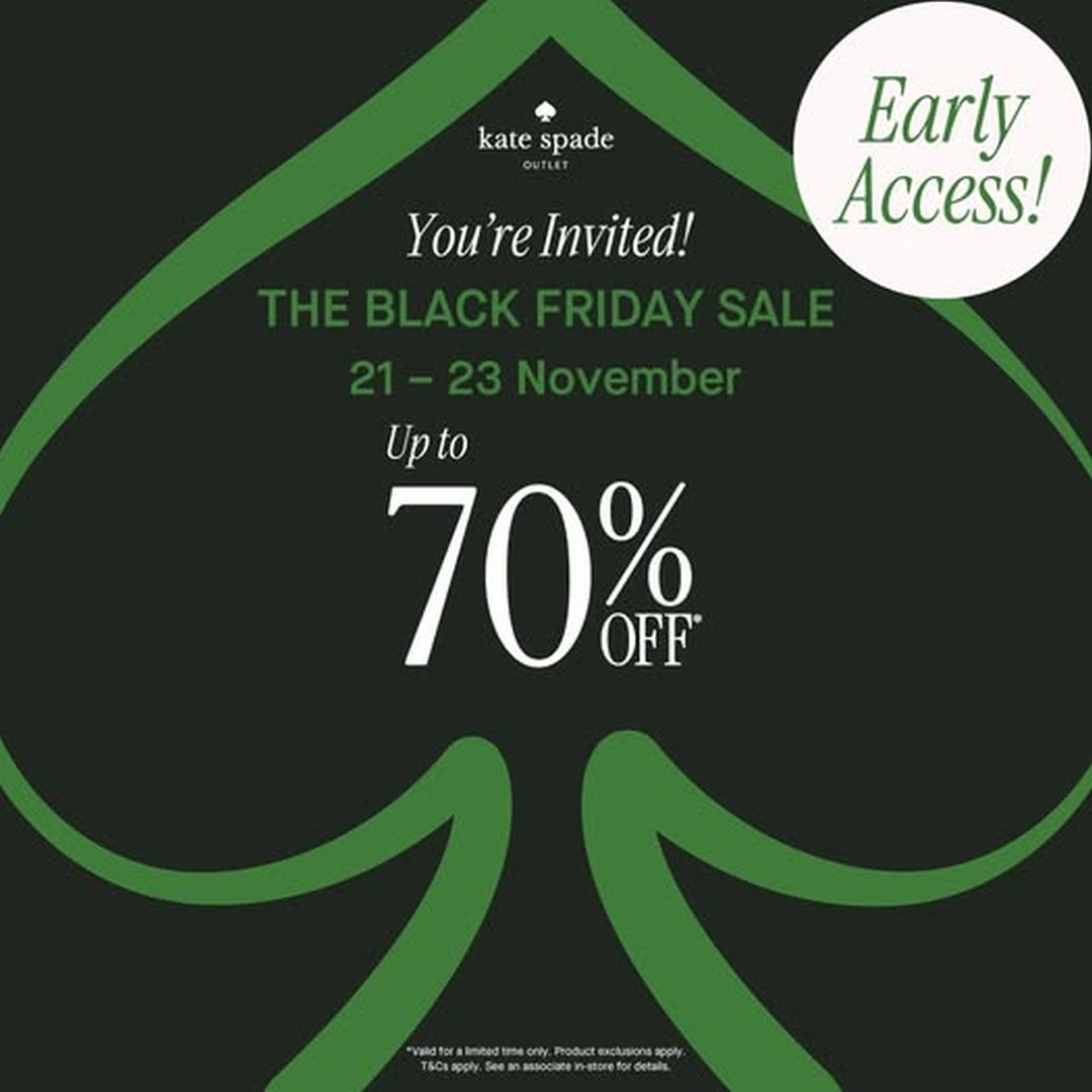 2123 November 2025 Kate Spade New York Outlet Black Friday Early
