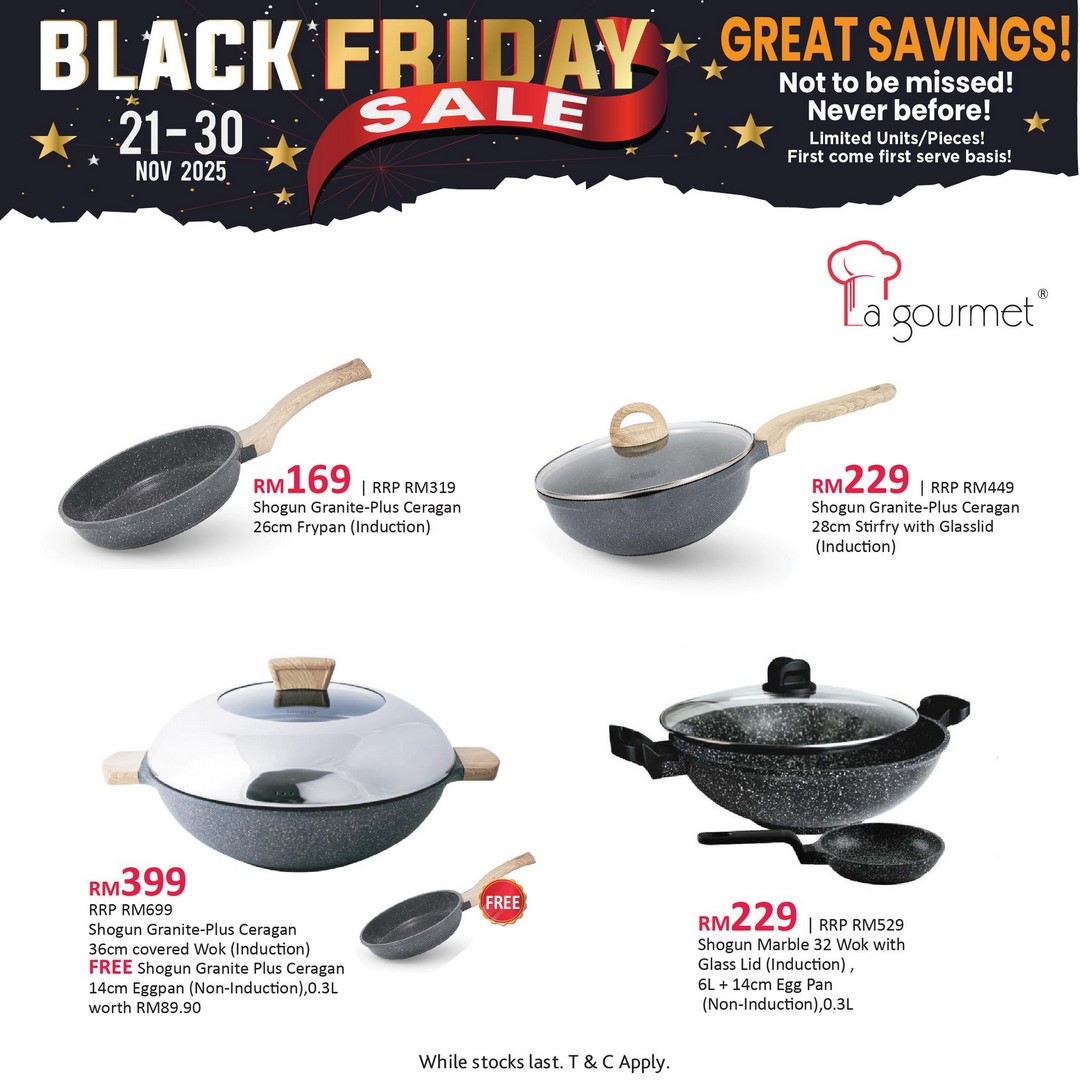 La-Gourmet-Malaysia-Black-Friday-Mayhem-Sale-5 20-30 November 2025: La Gourmet Malaysia: Black Friday Mayhem Sale on Cookware, Electrical Appliances & Thermalware
