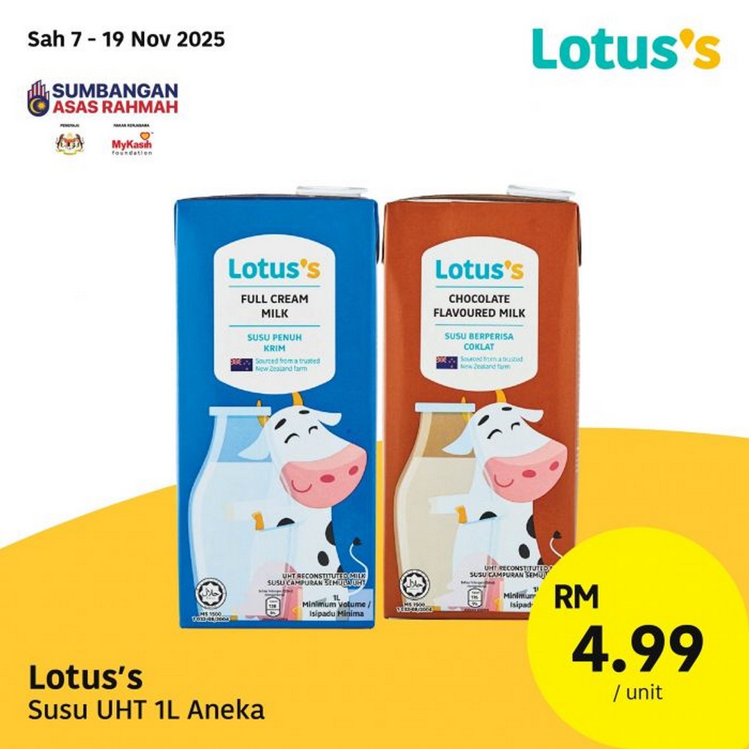Lotuss-Malaysia-Pasti-Berbaloi-Deals-Promotion-14 7-19 November 2025: Lotus’s Malaysia: Pasti Berbaloi Deals Promotion: Incredible Savings on Groceries, Beverages & Household Essentials