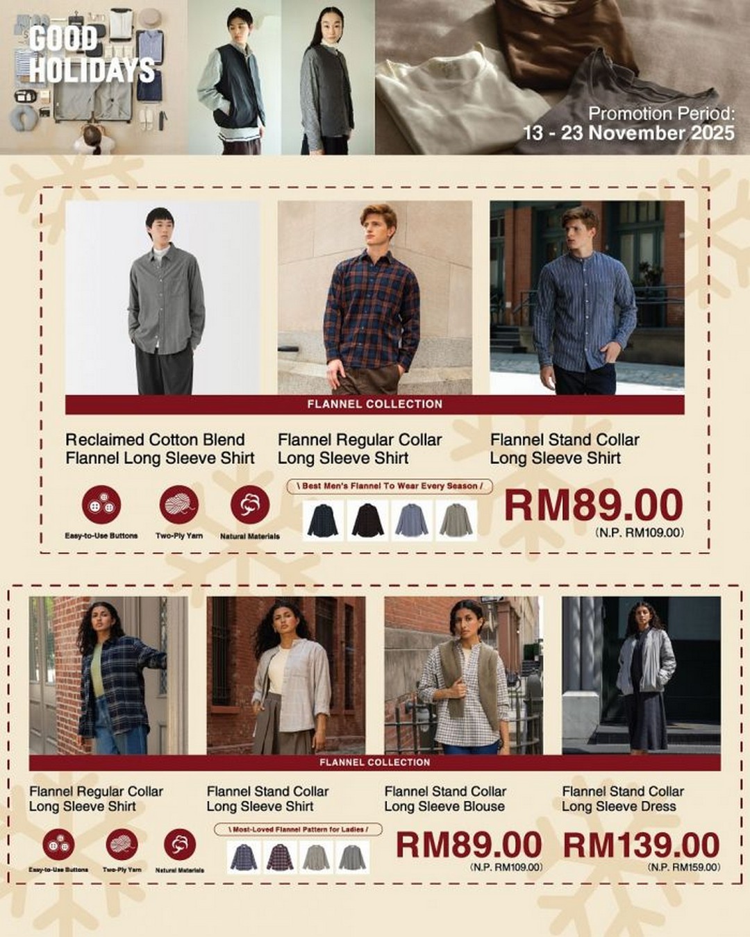 MUJI-Malaysia-Good-Holidays-Promotion-1 13-23 November 2025: MUJI Malaysia Good Holidays Promotion: Clothing, Winter Essentials & Home Deals