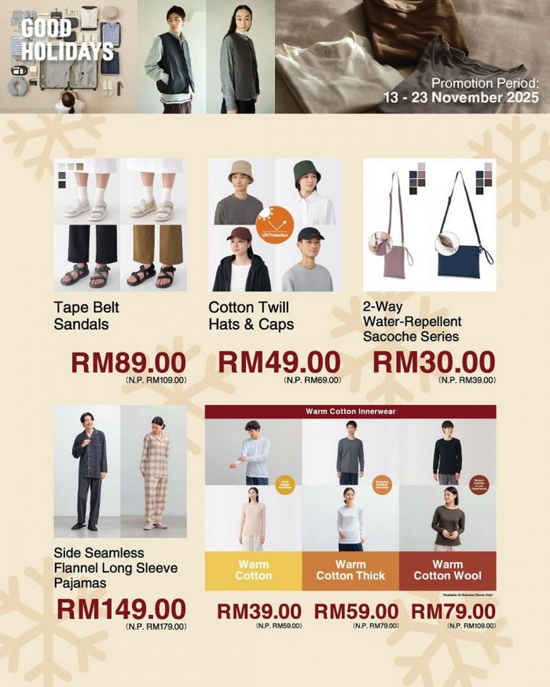 MUJI-Malaysia-Good-Holidays-Promotion-3 13-23 November 2025: MUJI Malaysia Good Holidays Promotion: Clothing, Winter Essentials & Home Deals