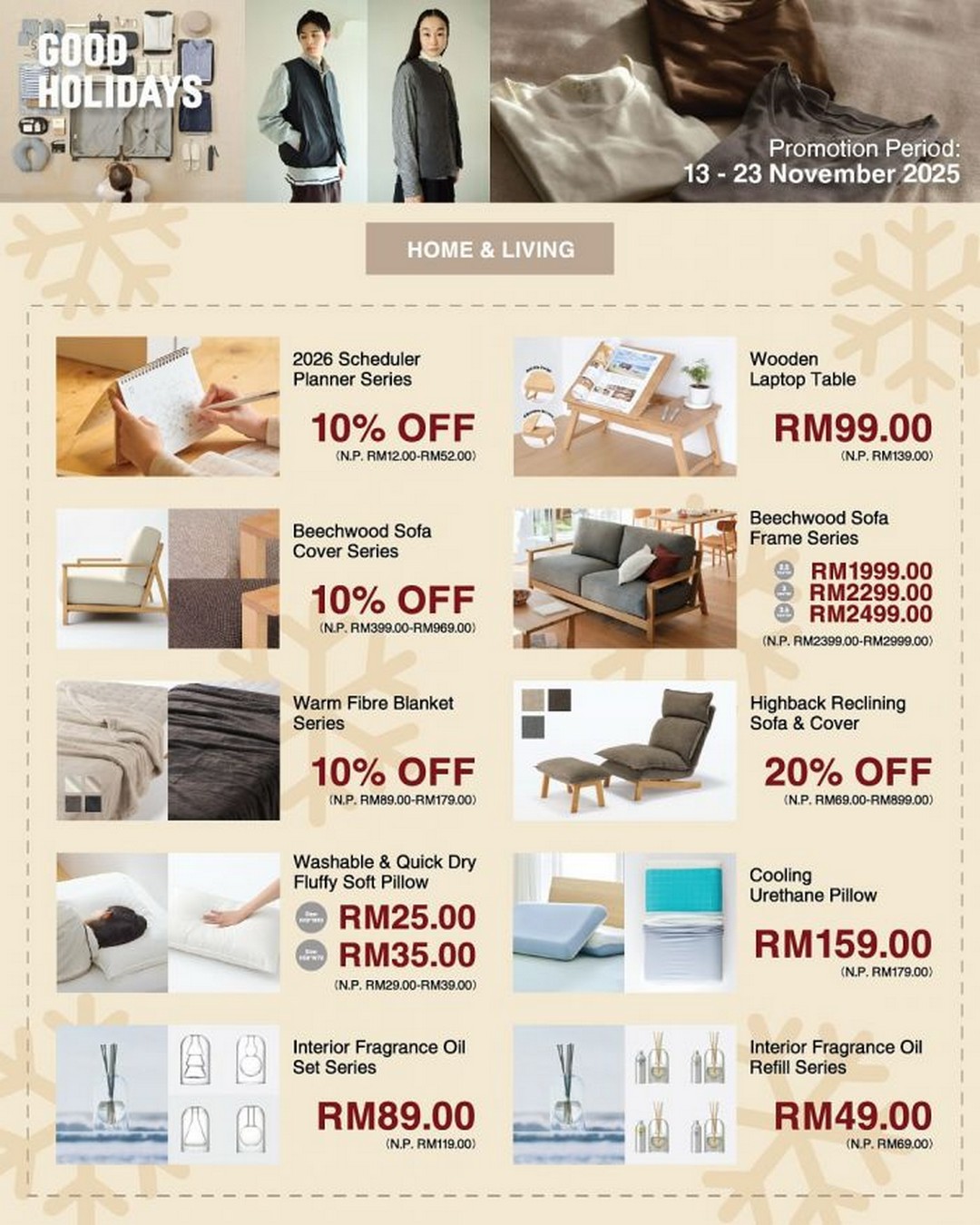 MUJI-Malaysia-Good-Holidays-Promotion-4 13-23 November 2025: MUJI Malaysia Good Holidays Promotion: Clothing, Winter Essentials & Home Deals