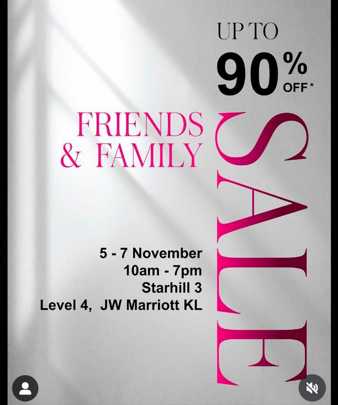 Niche-Retailing-Friends-Family-Warehouse-Sale 5–7 November 2025: Niche Retailing Friends & Family Warehouse Sale: Up to 90% Off on Luxury Fashion and Eyewear Brands