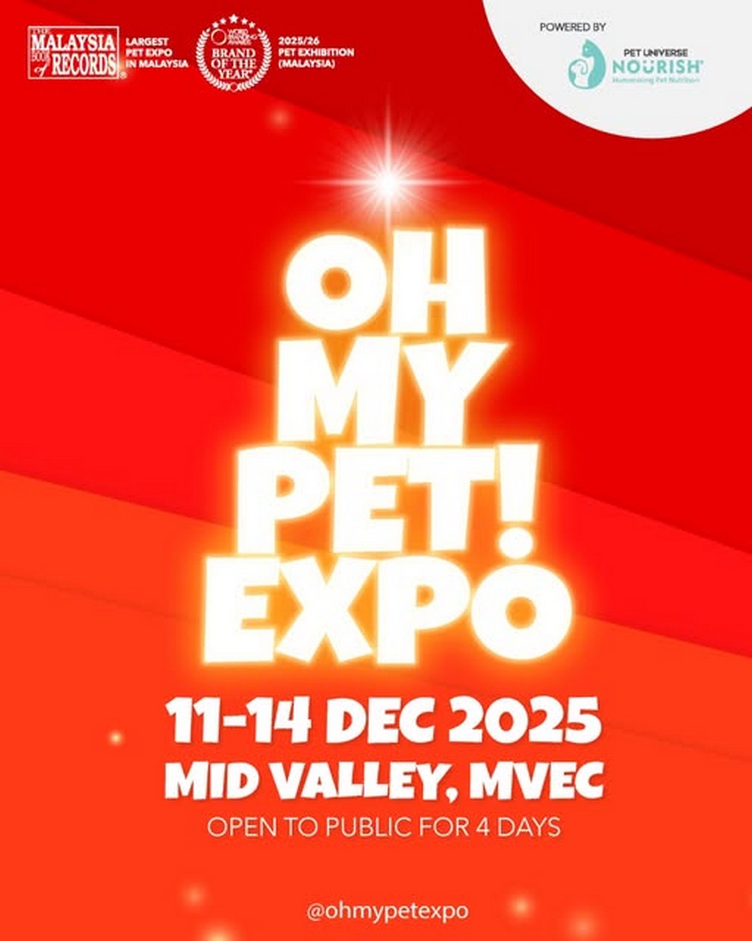 Oh-My-Pet-Expo-2025-Ultimate-Pet-Lifestyle-Event 11-14 December 2025: Oh My Pet Expo 2025: Ultimate Pet Lifestyle Event: Promotion and Fun Activities for Pet Lovers