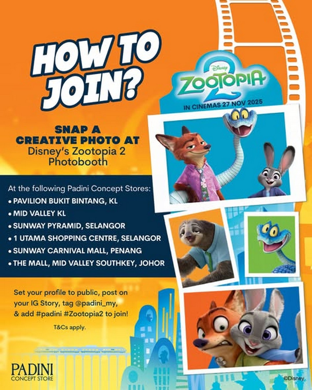 Padini-Holdings-Zootopia-2-Snap-Win-Contest-1 6–16 November 2025: Padini Holdings: Zootopia 2 Snap & Win Contest – Win Complimentary Movie Tickets | Fashion & Fun Promotion