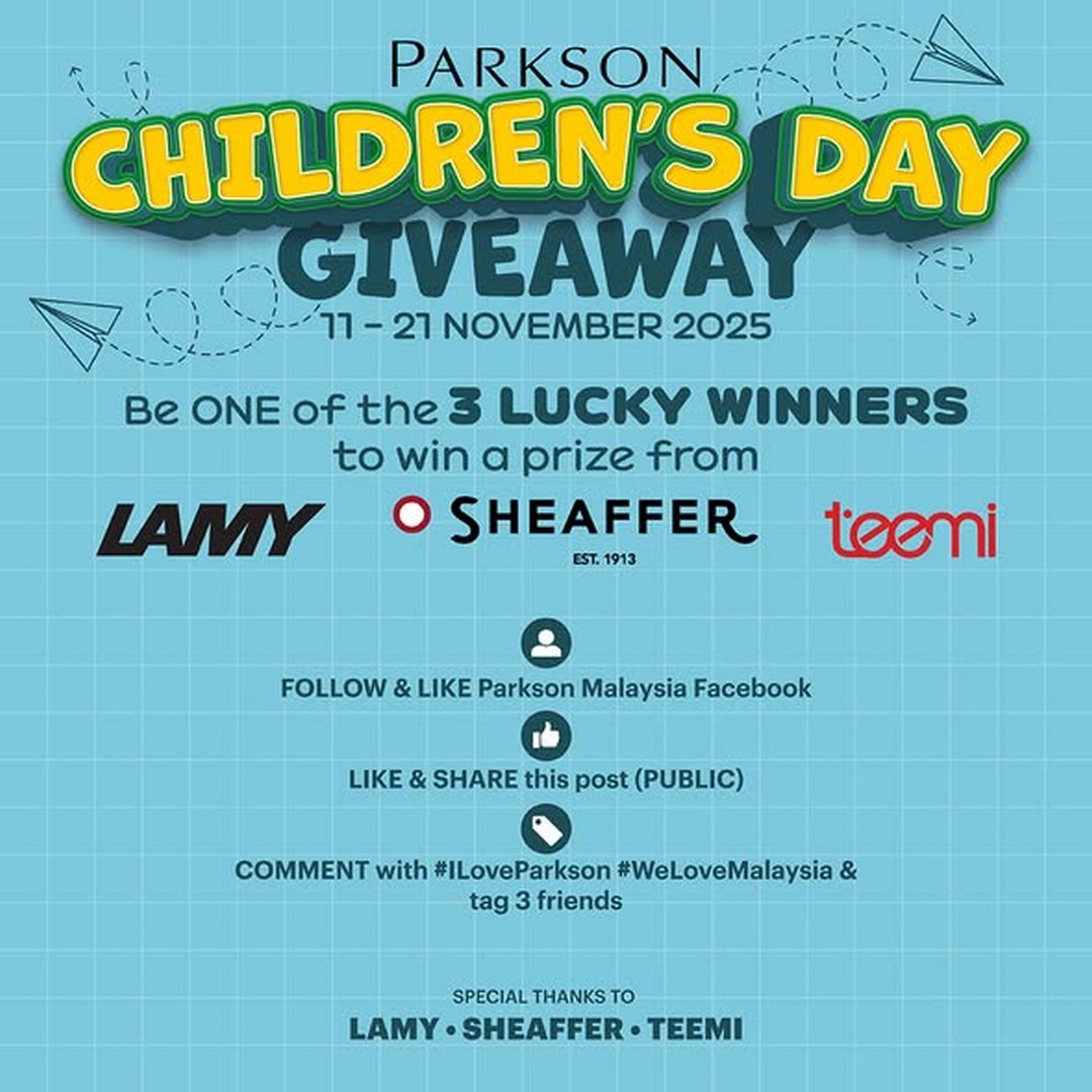 Parkson-Malaysia-Childrens-Day-Giveaway-Campaign 11–21 November 2025: Parkson Malaysia: Children’s Day Giveaway Campaign