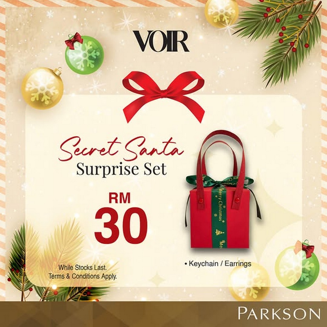 Parkson-Malaysia-VOIR-Secret-Santa-Surprise-Sets-Promotion-1 27 November–29 December 2025: Parkson Malaysia VOIR Secret Santa Surprise Sets Promotion at Parkson Pavilion Bukit Jalil