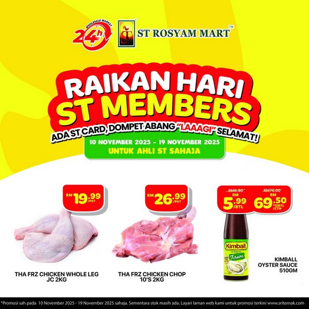 ST-Rosyam-Mart-Exclusive-Member-Promotion-1 10-19 November 2025: ST Rosyam Mart: Exclusive Member Promotion on Groceries and Essentials