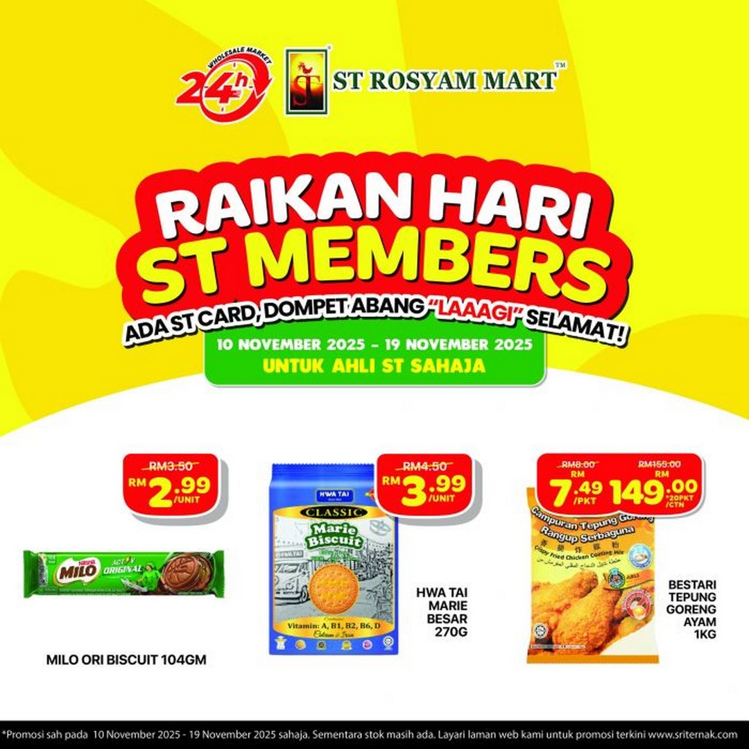 ST-Rosyam-Mart-Exclusive-Member-Promotion-4 10-19 November 2025: ST Rosyam Mart: Exclusive Member Promotion on Groceries and Essentials