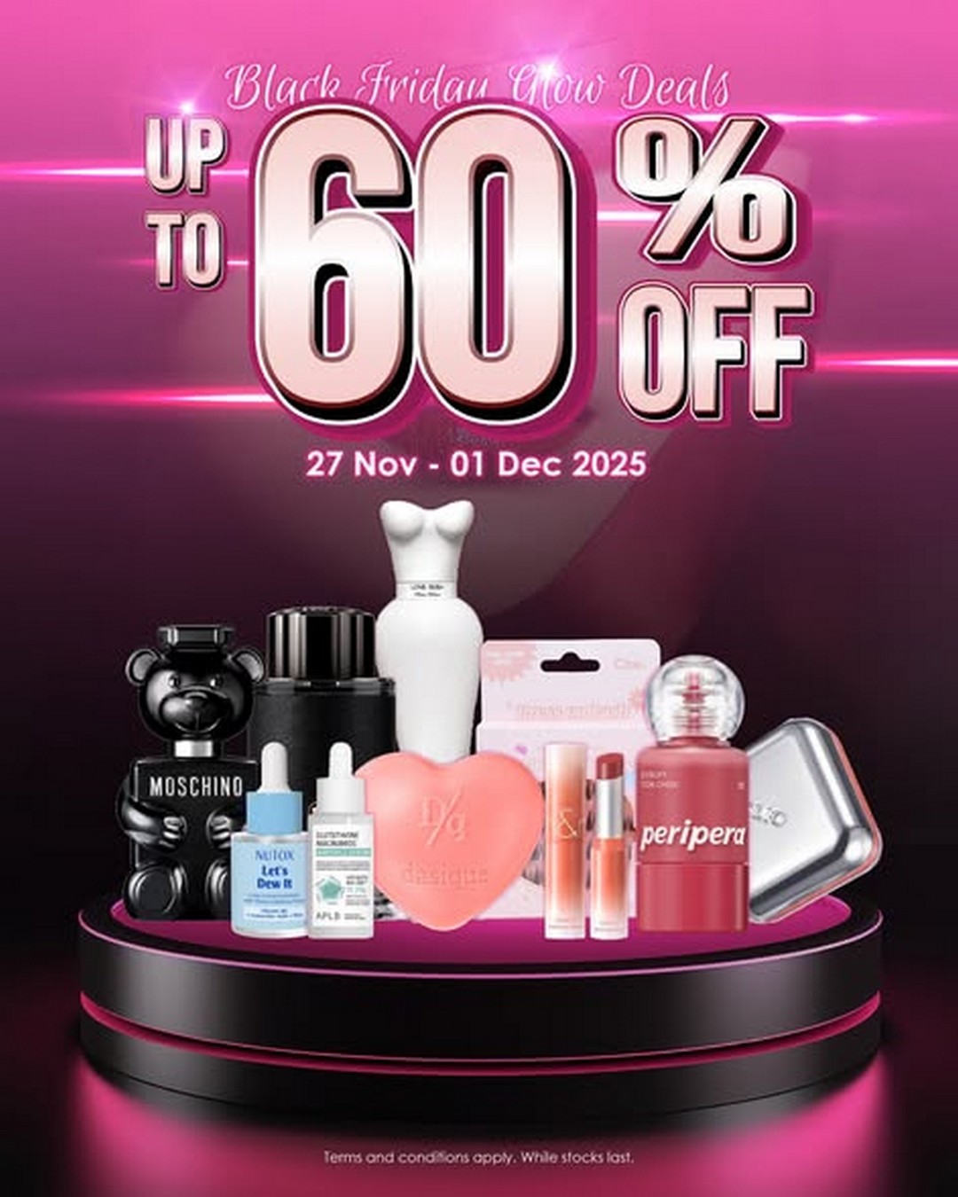 Sa-Sa-Malaysia-Beauty-in-Black-Sale 27 November–1 December 2025: Sa Sa Malaysia: Beauty in Black Sale: Up to 60% OFF Iconic Beauty Brands