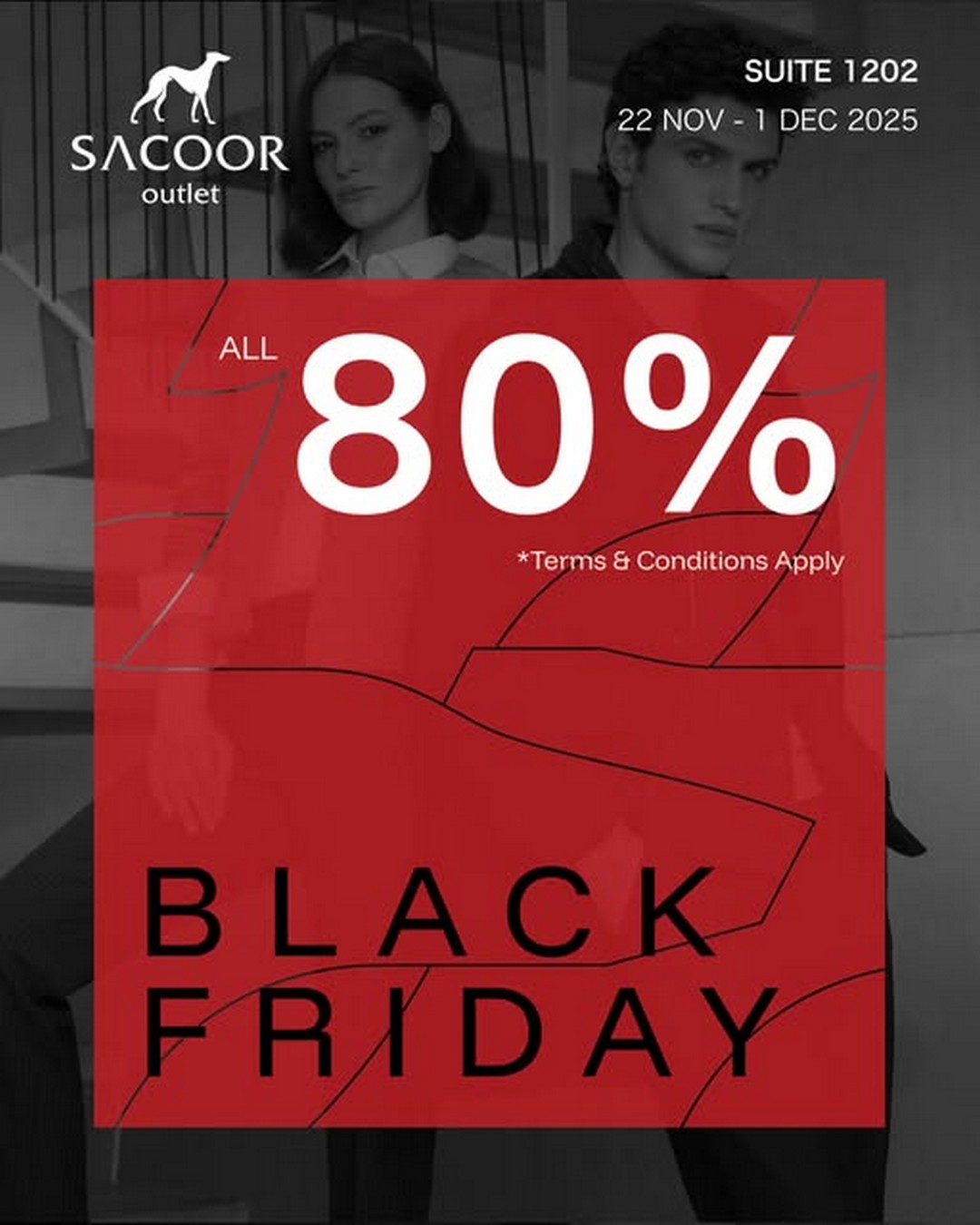 Sacoor-Outlet-Special-Sale-1 22 November-1 December 2025: Sacoor Outlet: Special Sale: Up to 80% Off on All Items
