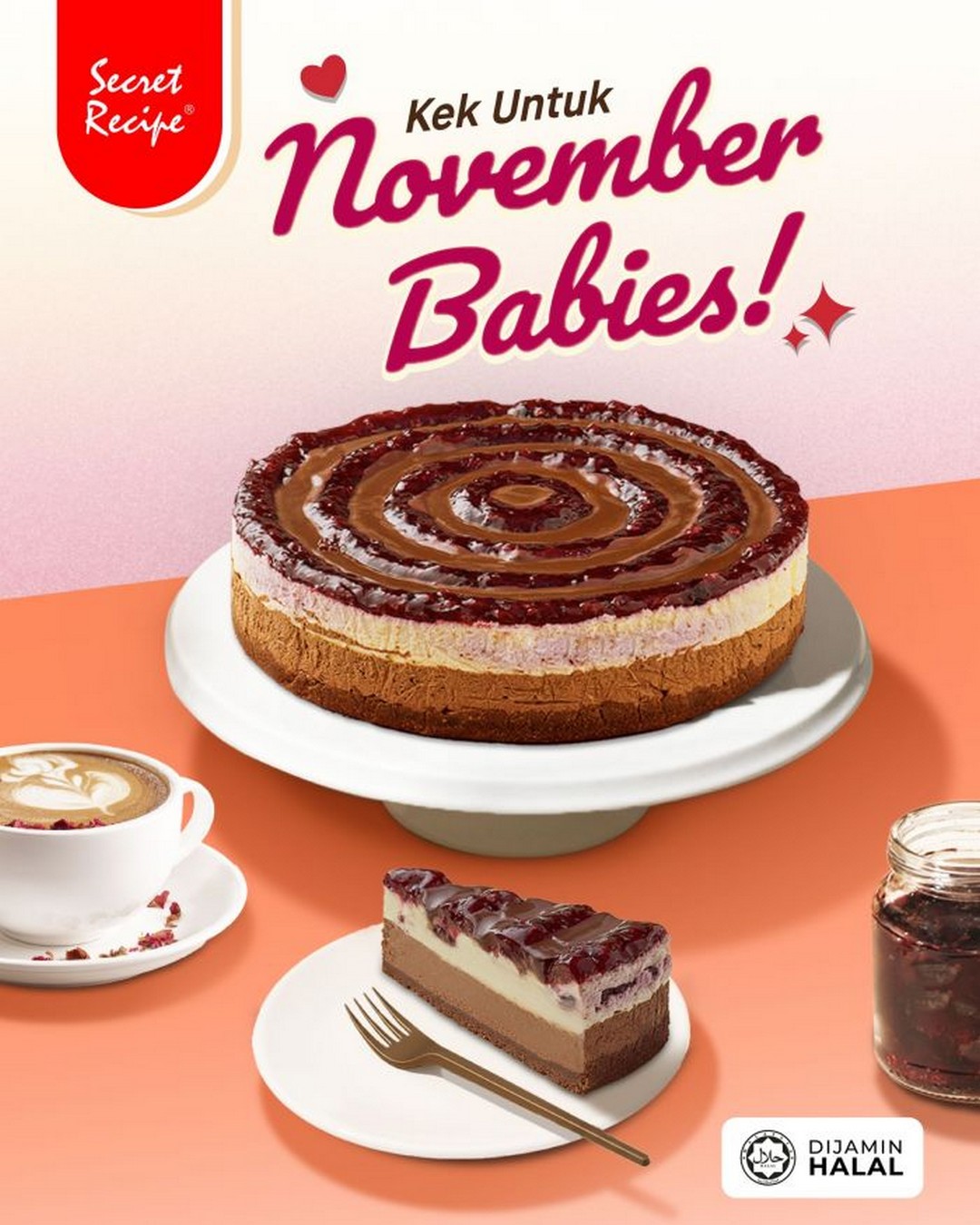 Secret-Recipe-Malaysia-November-Babies-Celebration 14 November 2025 onwards: Secret Recipe Malaysia: November Babies Celebration: Free Cake Slice & Member Discounts Promotion