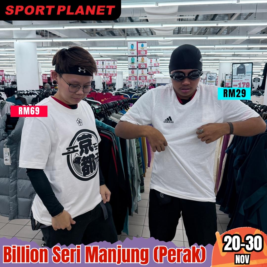 Sport-Planet-Malaysia-Massive-Warehouse-Sale-10 20–30 November 2025: Sport Planet Malaysia: Massive Warehouse Sale in Seri Manjung with Up to 80% OFF