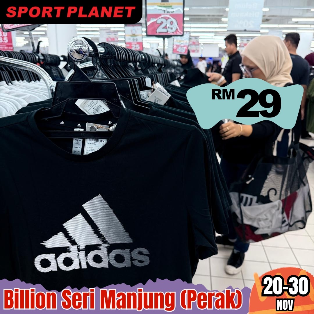 Sport-Planet-Malaysia-Massive-Warehouse-Sale-17 20–30 November 2025: Sport Planet Malaysia: Massive Warehouse Sale in Seri Manjung with Up to 80% OFF