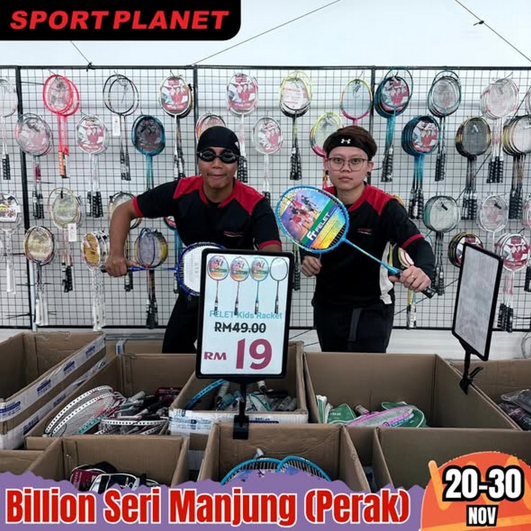 Sport-Planet-Malaysia-Massive-Warehouse-Sale-2 20–30 November 2025: Sport Planet Malaysia: Massive Warehouse Sale in Seri Manjung with Up to 80% OFF