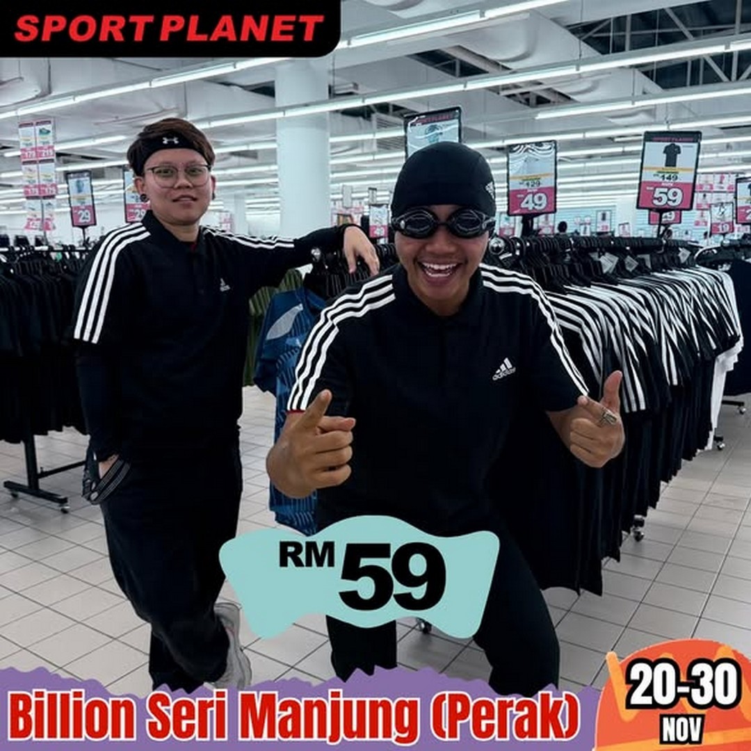 Sport-Planet-Malaysia-Massive-Warehouse-Sale-3 20–30 November 2025: Sport Planet Malaysia: Massive Warehouse Sale in Seri Manjung with Up to 80% OFF