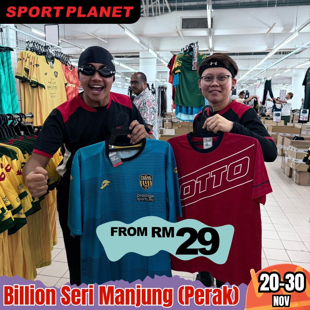 Sport-Planet-Malaysia-Massive-Warehouse-Sale-7 20–30 November 2025: Sport Planet Malaysia: Massive Warehouse Sale in Seri Manjung with Up to 80% OFF