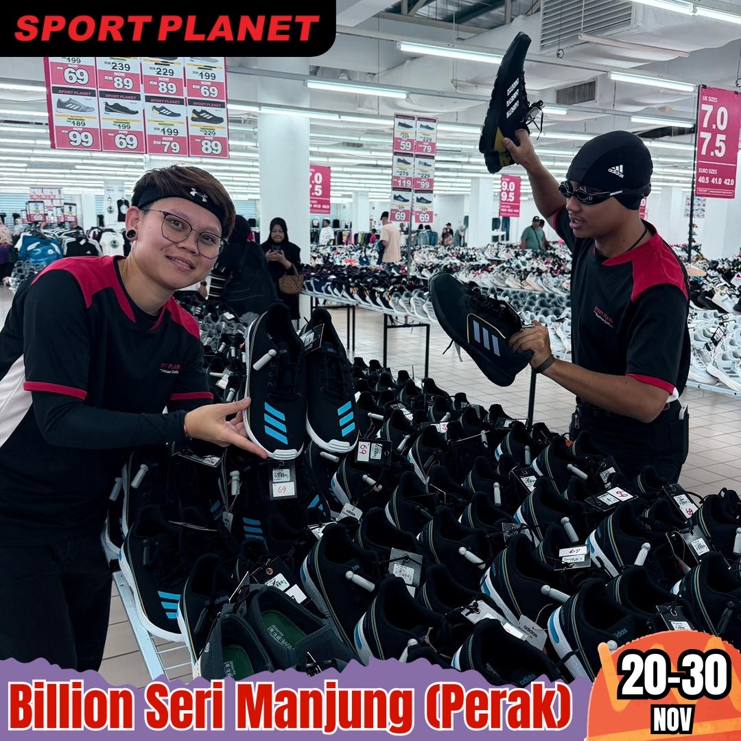Sport-Planet-Malaysia-Massive-Warehouse-Sale-9 20–30 November 2025: Sport Planet Malaysia: Massive Warehouse Sale in Seri Manjung with Up to 80% OFF