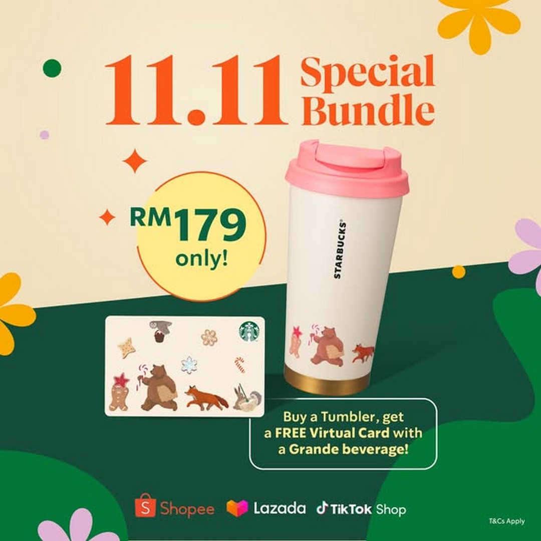 Starbucks-Malaysia-11.11-Exclusive-Deals-2 10 November 2025: Starbucks Malaysia 11.11 Exclusive Deals: Promotion on Lazada, Shopee & TikTok Shop