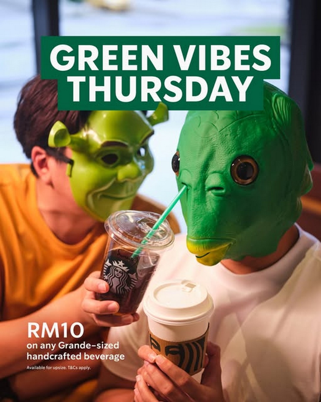 Starbucks-Malaysia-Green-Vibes-Thursday-Promotion 5 November 2025 onwards: Starbucks Malaysia Green Vibes Thursday Promotion – Enjoy RM10 Grande Drinks and Exclusive Offers Nationwide