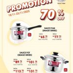 18–23 November 2025: Sunshine Malaysia: ZEBRA Stainless Steel Cookware Deals: Promotion at Sunshine Central Penang