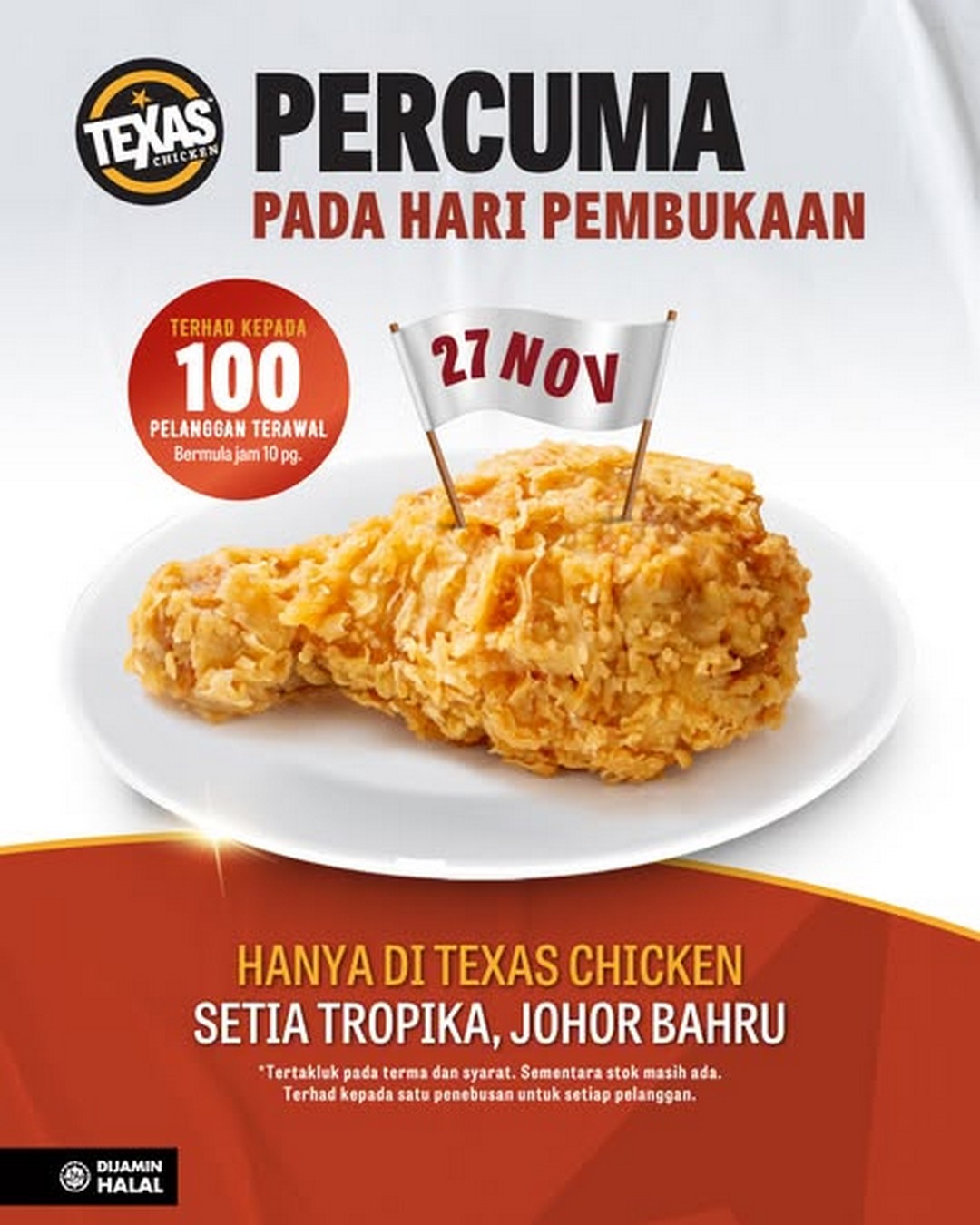 Texas-Chicken-Malaysia-Drive-Thru-Grand-Opening-Promotion-1 27 November 2025: Texas Chicken Malaysia: Drive Thru Grand Opening Promotion with Free Chicken & Plushie Giveaway