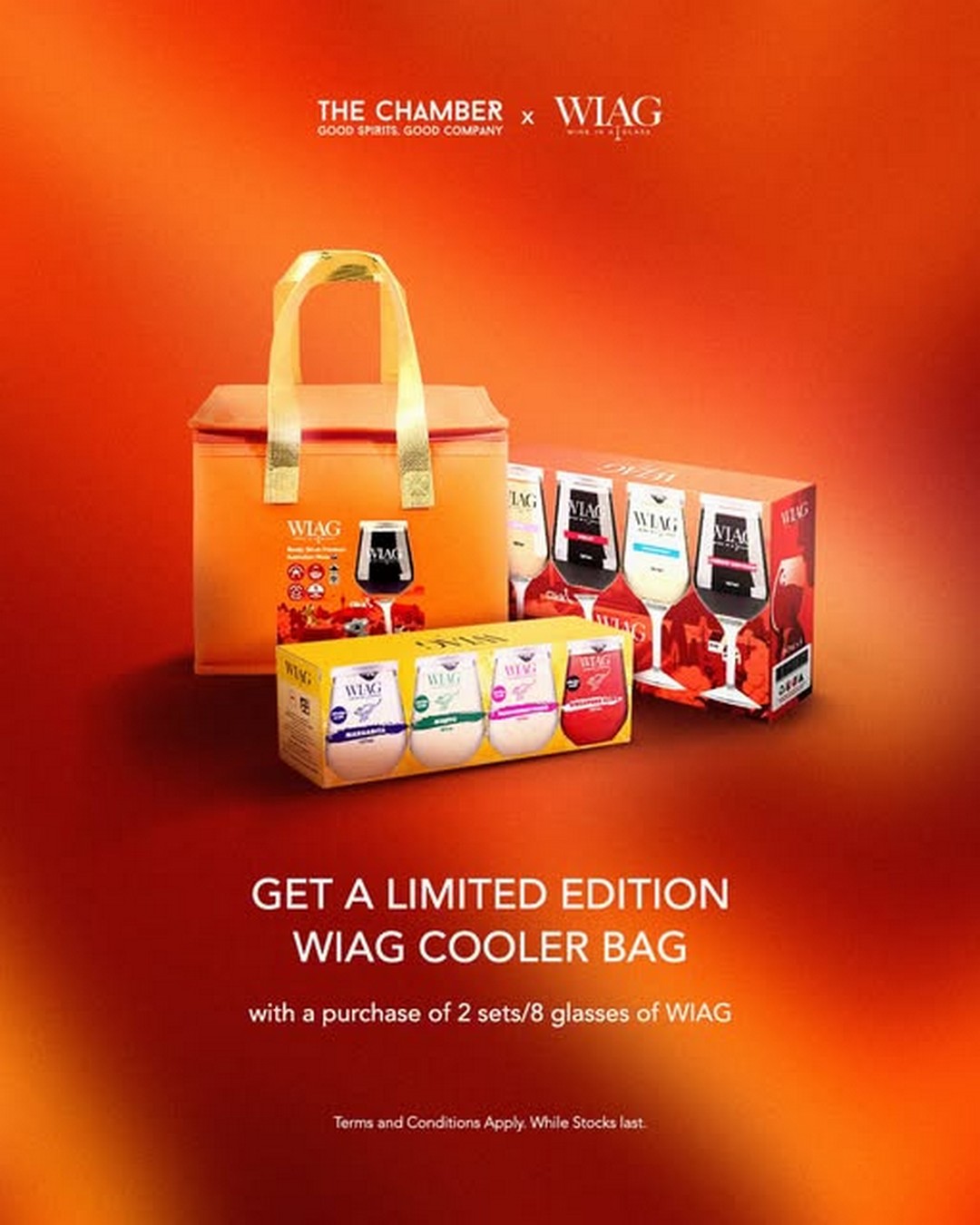 The-Chamber-WIAG-Wine-Season-Promotion 21 November 2025 onwards: The Chamber, WIAG Wine Season Promotion, Free Sampling & Limited Edition Cooler Bag Deal