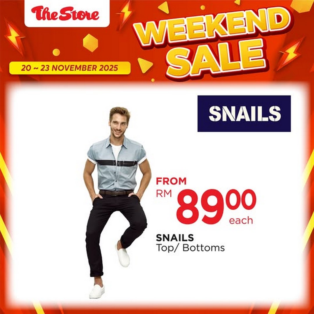 The-Store-Malaysia-Weekend-Sale-Extravaganza-3 20-23 November 2025: The Store Malaysia: Weekend Sale Extravaganza: Fashion, Home & Lifestyle Promotion