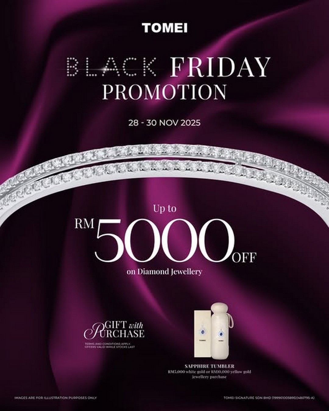 Tomei-Malaysia-Special-Sale 28-30 November 2025: Tomei Malaysia: Special Sale: Enjoy Up to RM5,000 Savings and Complimentary Gifts