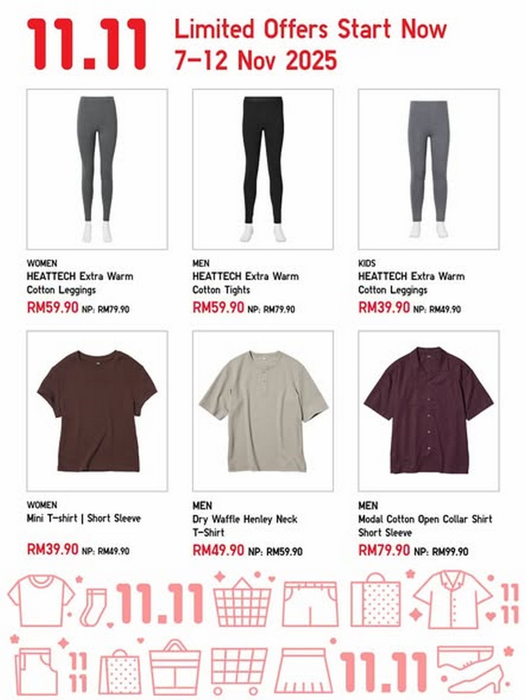 UNIQLO-Malaysia-11.11-Limited-Offers-Sale-1 7-12 November 2025: UNIQLO Malaysia: 11.11 Limited Offers Sale
