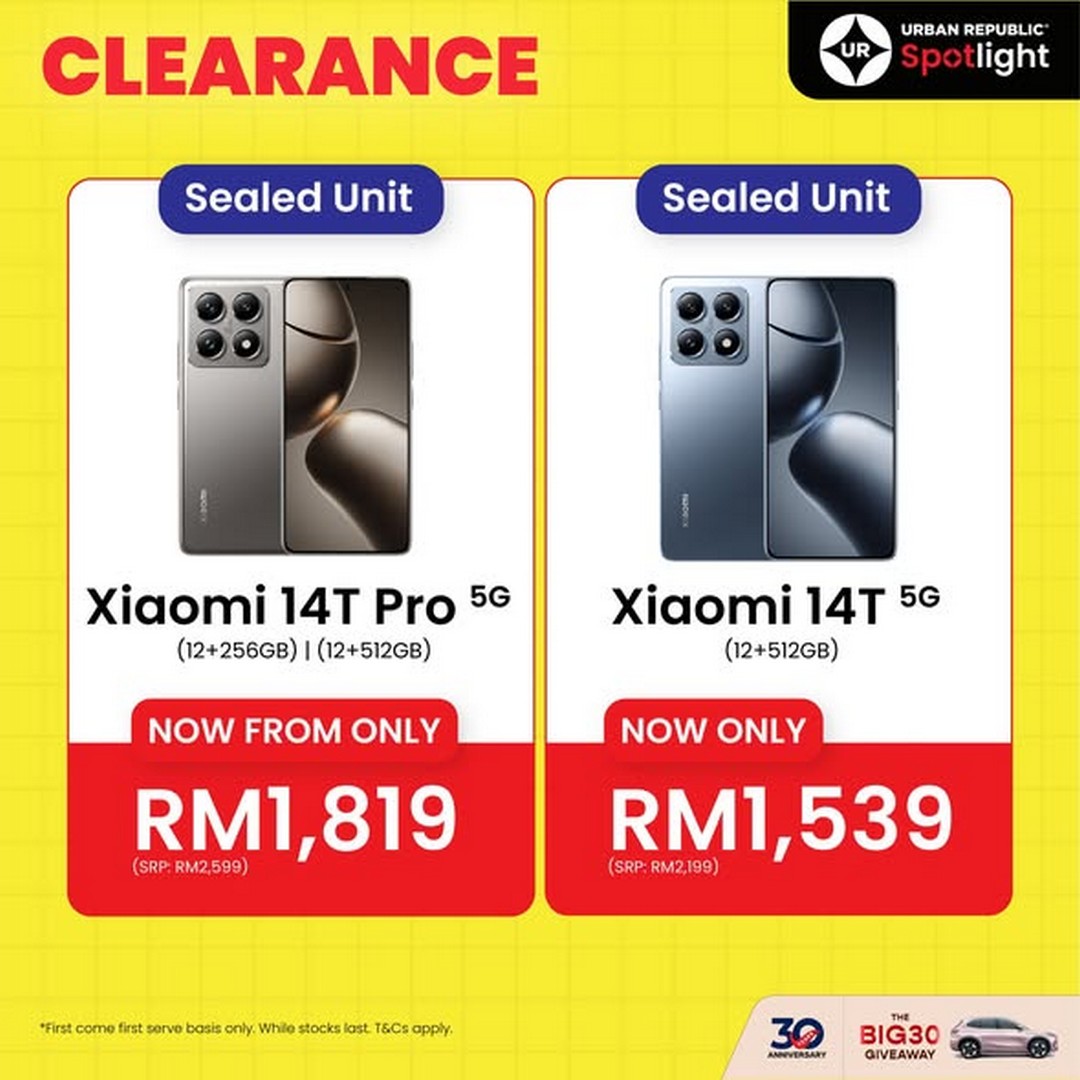 Urban-Republic-Xiaomi-Clearance-Sale-3 28-30 November 2025: Urban Republic Xiaomi Clearance Sale: Up to 60% OFF Demo & Sealed Devices