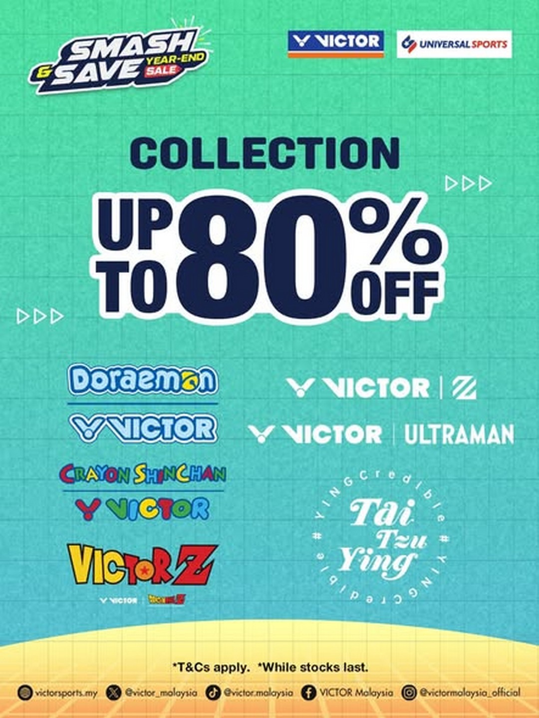 VICTOR-Malaysia-Smash-Save-Year-End-Sale-1 28 November-7 December 2025: VICTOR Malaysia: Smash & Save Year-End Sale: Incredible Discounts on Apparel & Rackets