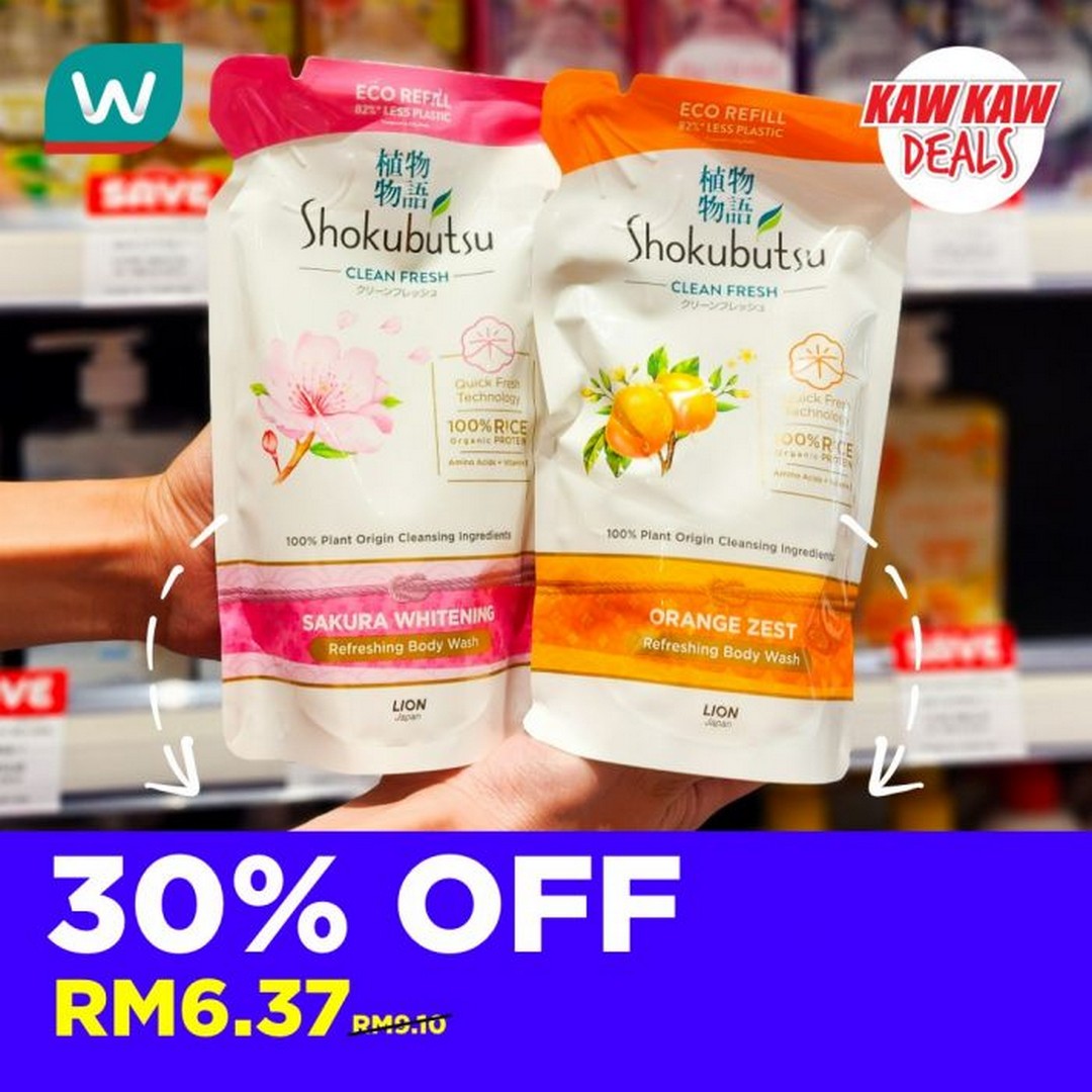 Watsons-Malaysia-Kaw-Kaw-Deals-on-Personal-Care-Sanitary-Protection-4 6–10 November 2025: Watsons Malaysia: Kaw Kaw Deals on Personal Care & Sanitary Protection Promotion
