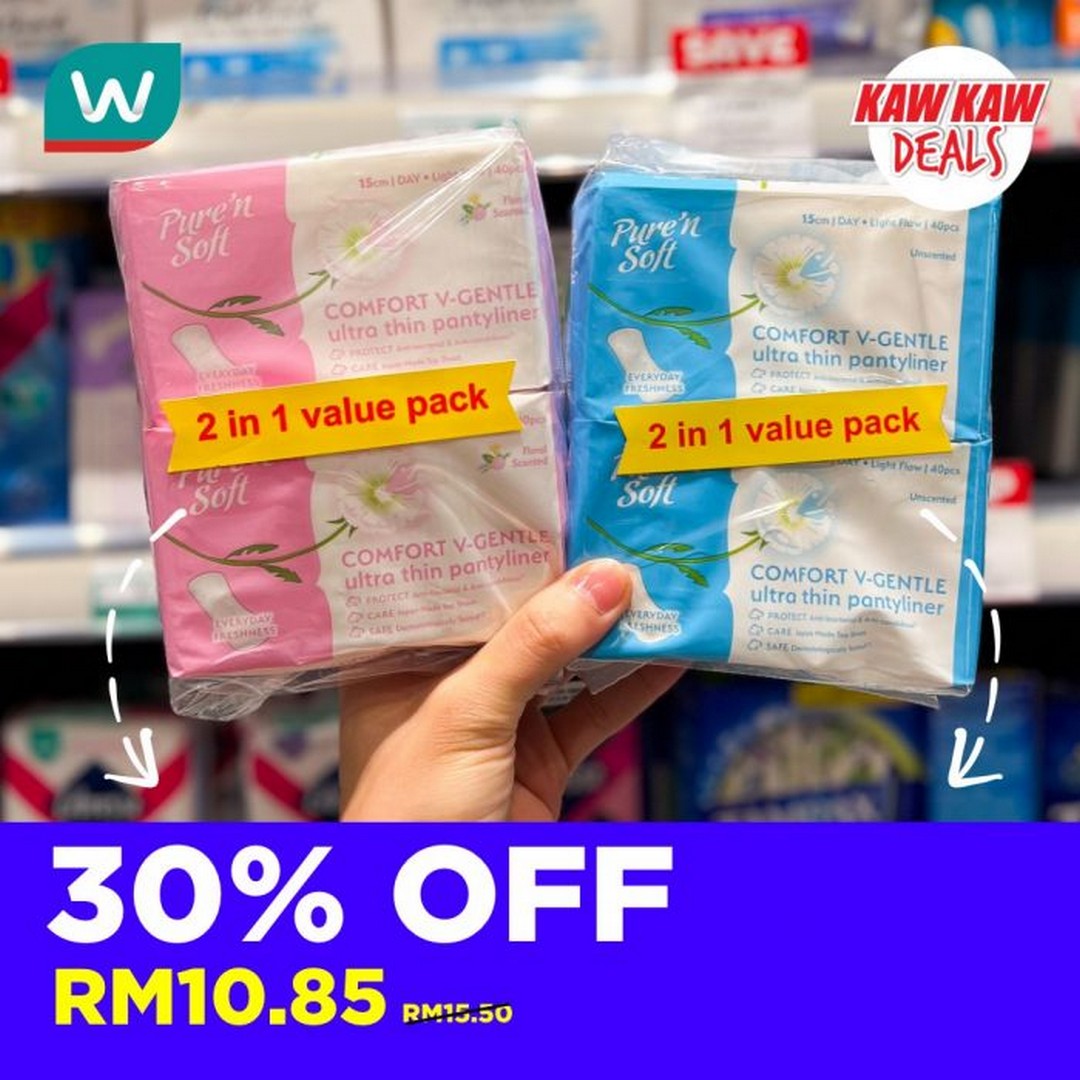 Watsons-Malaysia-Kaw-Kaw-Deals-on-Personal-Care-Sanitary-Protection-6 6–10 November 2025: Watsons Malaysia: Kaw Kaw Deals on Personal Care & Sanitary Protection Promotion