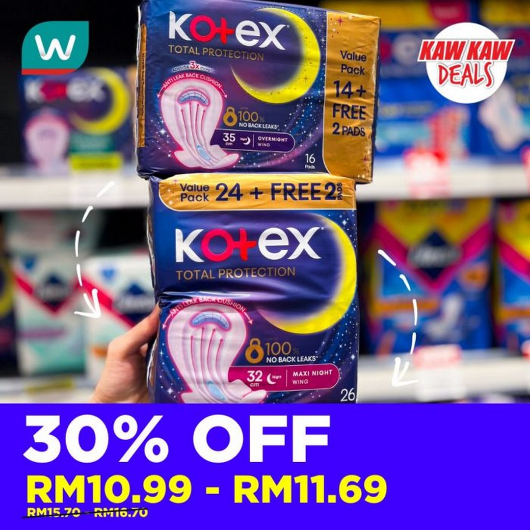 Watsons-Malaysia-Kaw-Kaw-Deals-on-Personal-Care-Sanitary-Protection-7 6–10 November 2025: Watsons Malaysia: Kaw Kaw Deals on Personal Care & Sanitary Protection Promotion