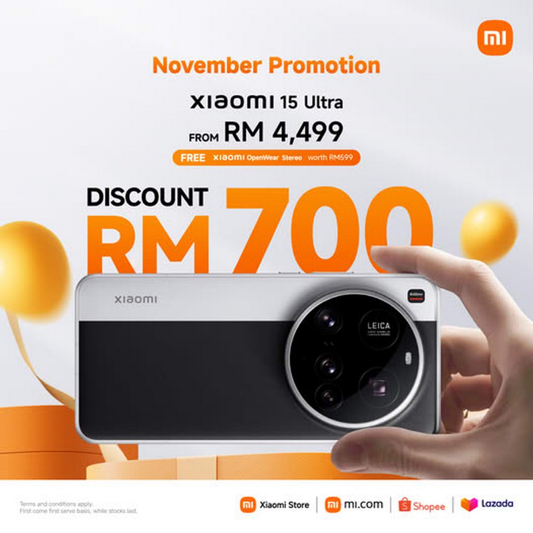 Xiaomi-Malaysia-Get-the-Xiaomi-15-Ultra-with-Free-Xiaomi 19 November 2025 Onward: Xiaomi Malaysia: Get the Xiaomi 15 Ultra with Free Xiaomi OpenWear Stereo Promotion