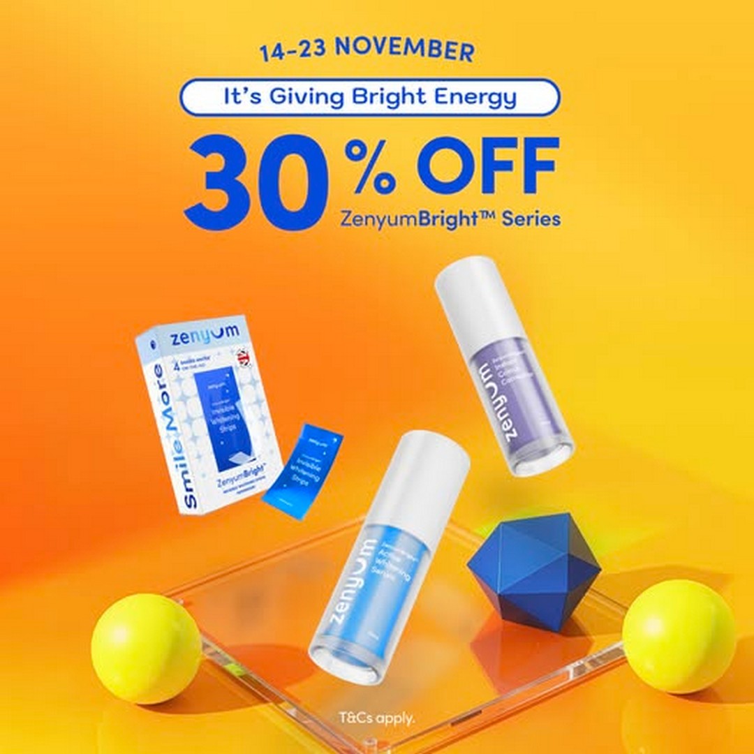 Zenyum-Malaysia-Brightening-Series 14–23 November 2025: Zenyum Malaysia Brightening Series: Whitening Essentials Sale – 30% OFF Glow-Up Promotion
