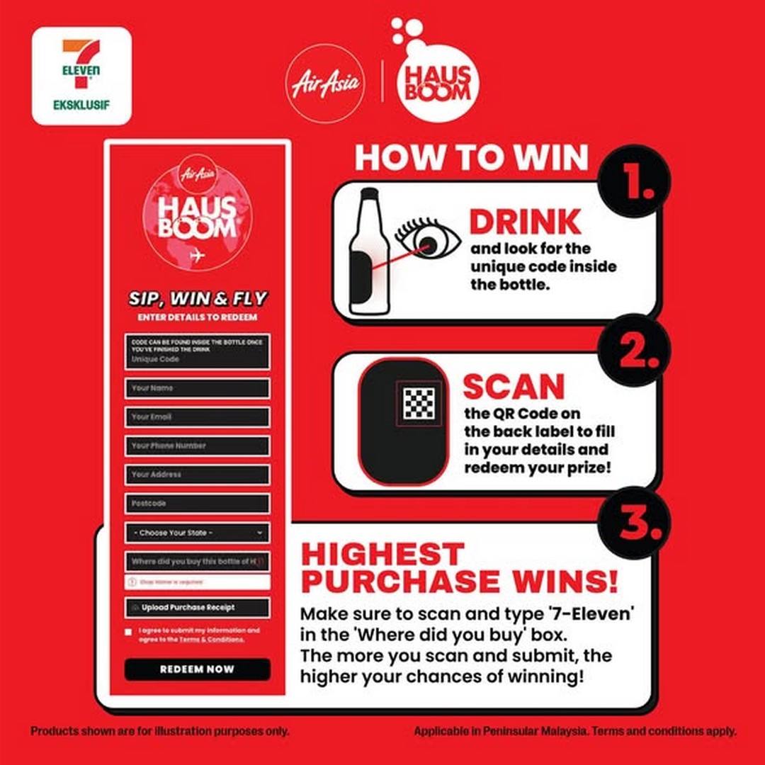 7-Eleven-Malaysia-Hausboom-Buy-2-for-RM7-Promotion-1 8–31 December 2025: 7-Eleven Malaysia, Hausboom Buy 2 for RM7 Promotion with AirAsia Giveaway, Limited-Time Year-End Deal