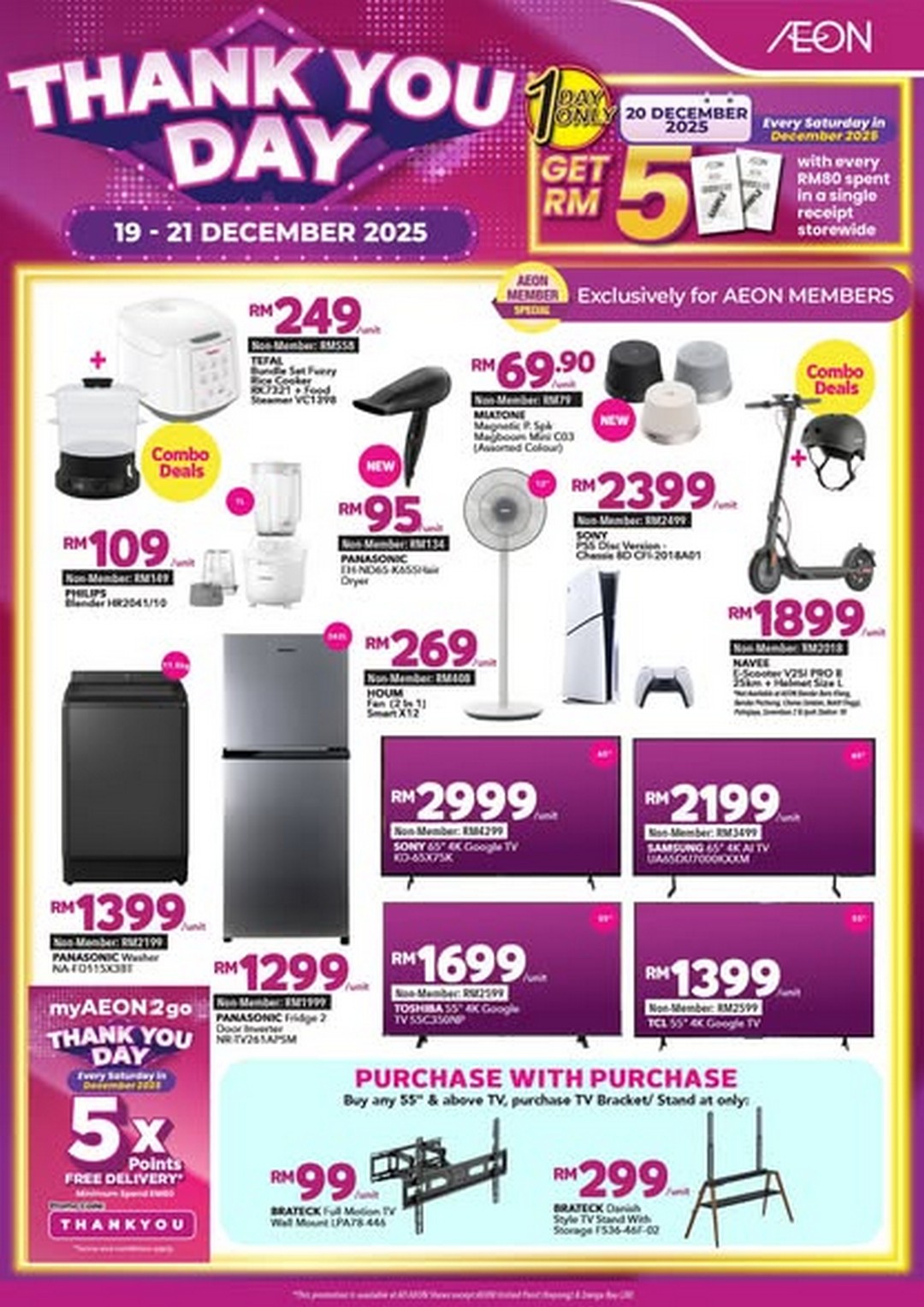 AEON-Malaysia-THANK-YOU-DAY-–-Special-Deals-2 19–21 December 2025: AEON Malaysia: THANK YOU DAY – Special Deals and RM5 e-Voucher Promotion
