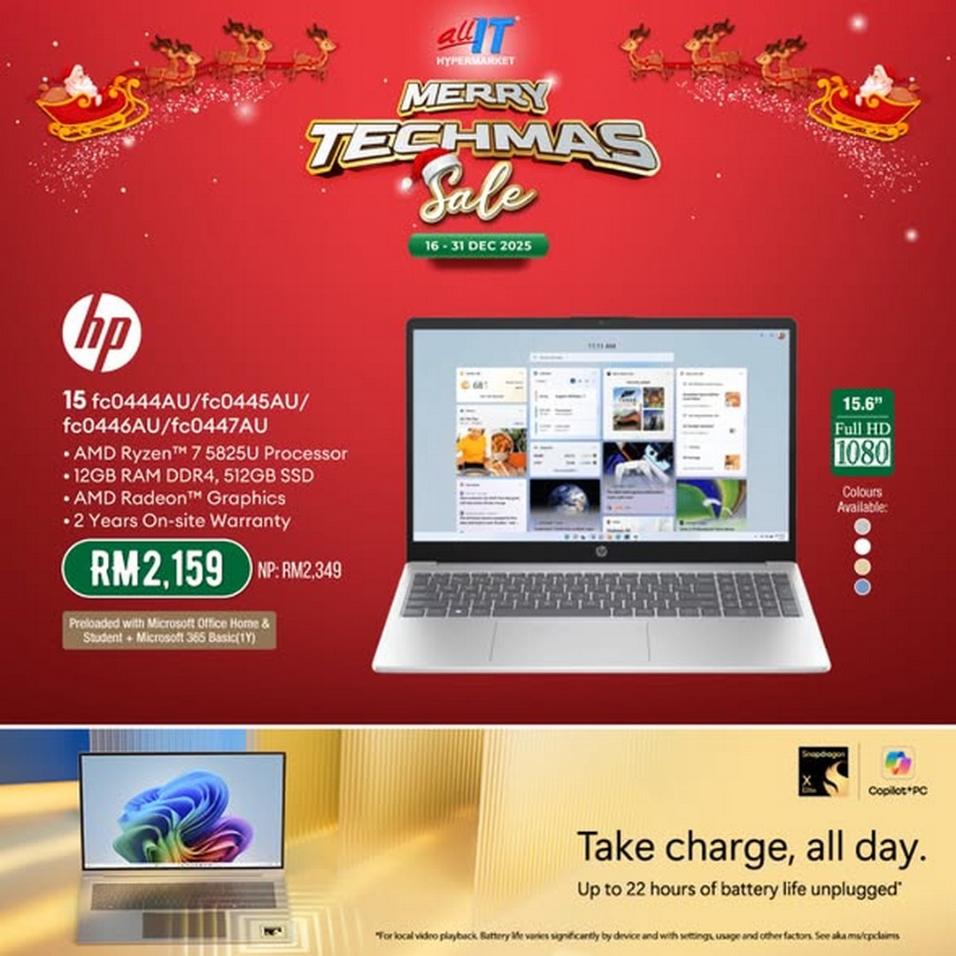 ALL-IT-Hypermarket-Malaysia-Merry-Techmas-Laptop-Specials-Sale-2 16–31 December 2025: ALL IT Hypermarket Malaysia: Merry Techmas Laptop Specials Sale with Festive Savings Across Top Brands