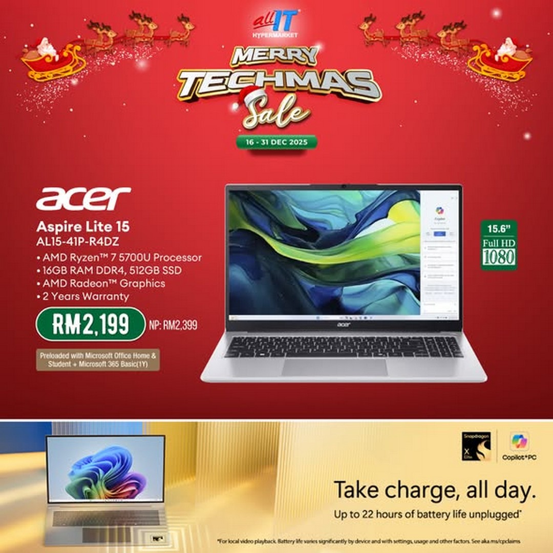 ALL-IT-Hypermarket-Malaysia-Merry-Techmas-Laptop-Specials-Sale-3 16–31 December 2025: ALL IT Hypermarket Malaysia: Merry Techmas Laptop Specials Sale with Festive Savings Across Top Brands