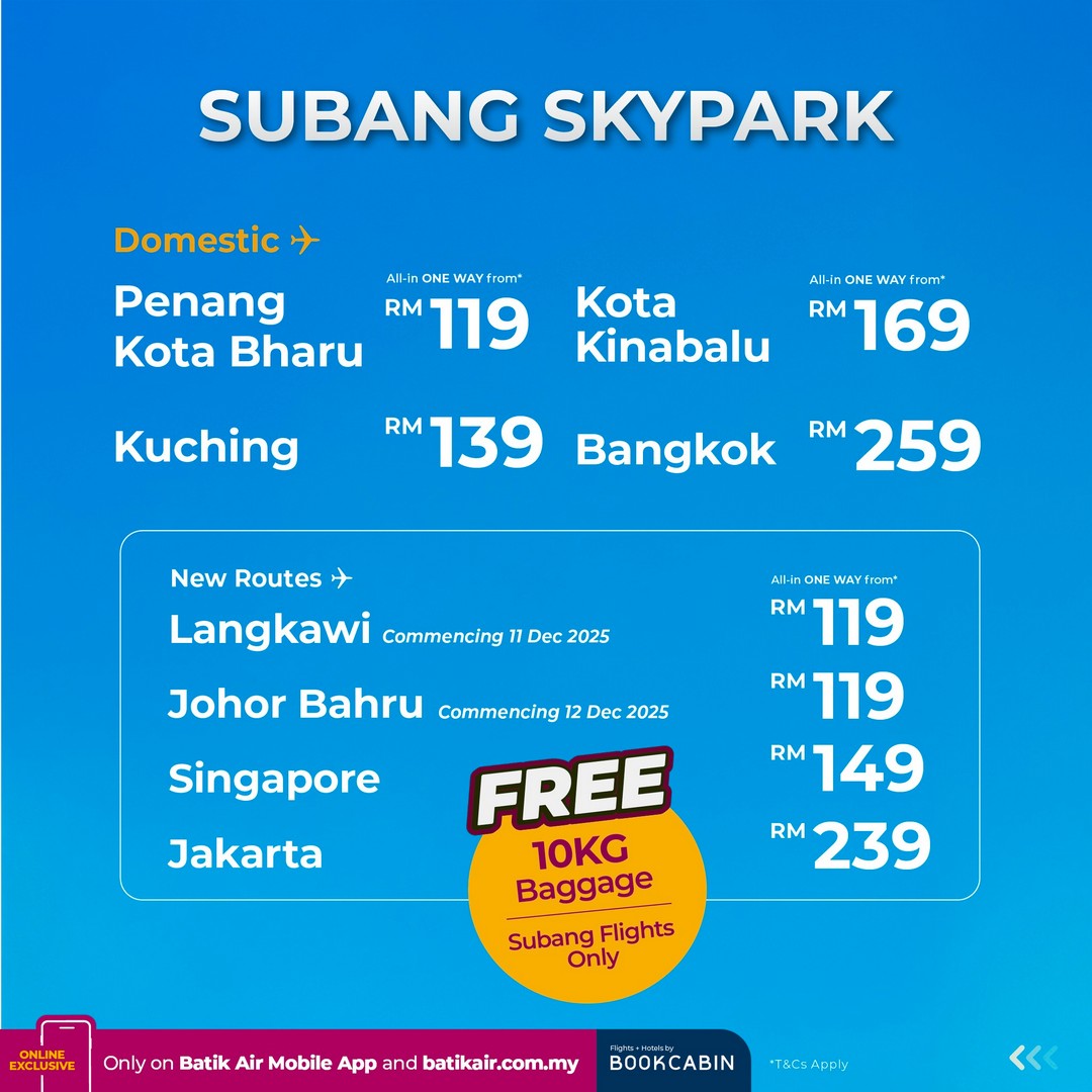 Batik-Air-Malaysia-Year-End-Sale-Domestic-Flights-from-RM69-International-8 9-31 December 2025: Batik Air Malaysia: Year End Sale: Domestic Flights from RM69 & International from RM119