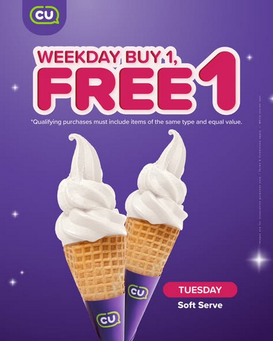 CU-Malaysia-Weekday-Buy-One-Get-One-Deal-Promotion-2 1 December 2025 onwards: CU Malaysia: Weekday Buy-One-Get-One Deal Promotion, Exclusive Limited-Time Convenience Store Offer Across Malaysia