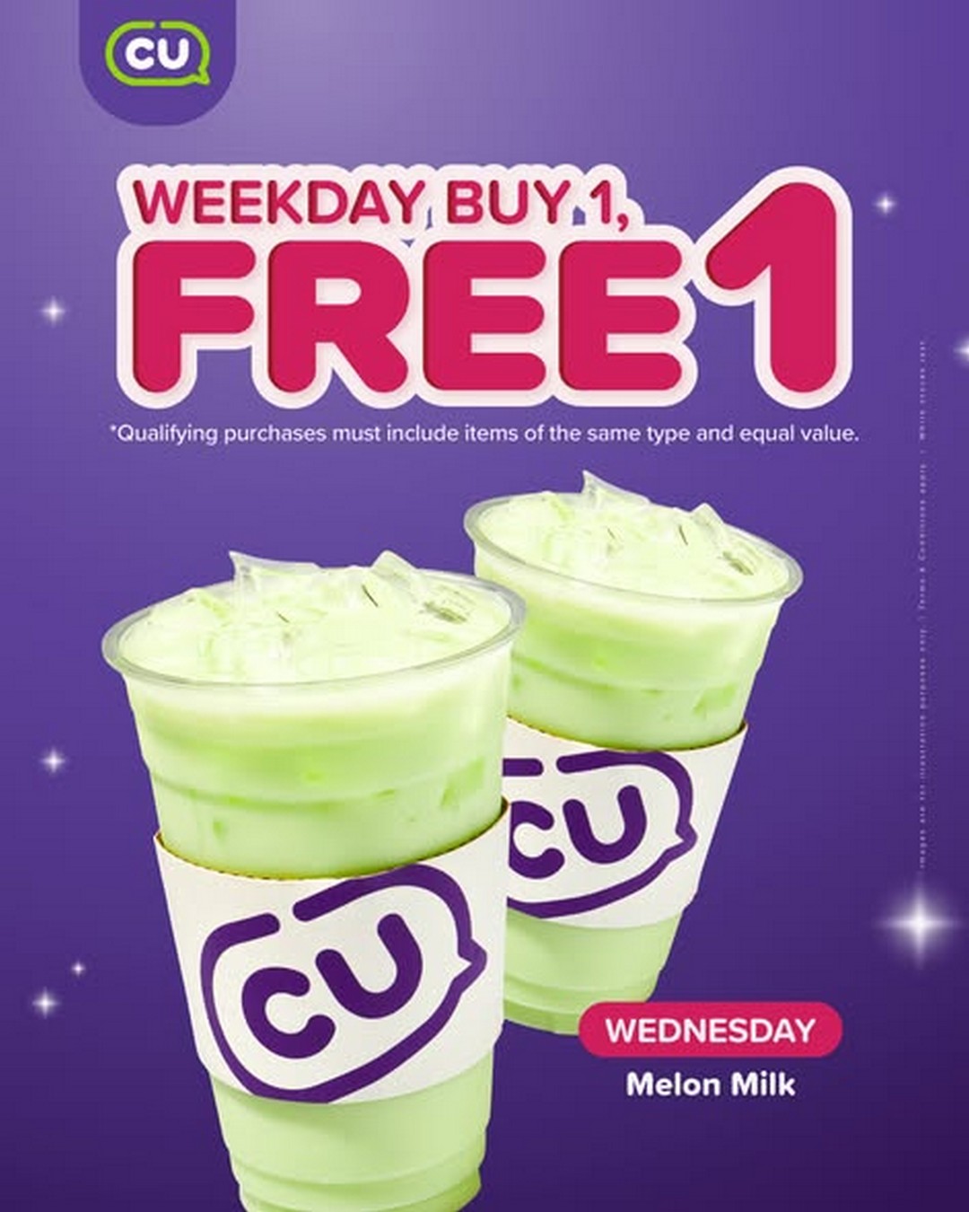 CU-Malaysia-Weekday-Buy-One-Get-One-Deal-Promotion-3 1 December 2025 onwards: CU Malaysia: Weekday Buy-One-Get-One Deal Promotion, Exclusive Limited-Time Convenience Store Offer Across Malaysia