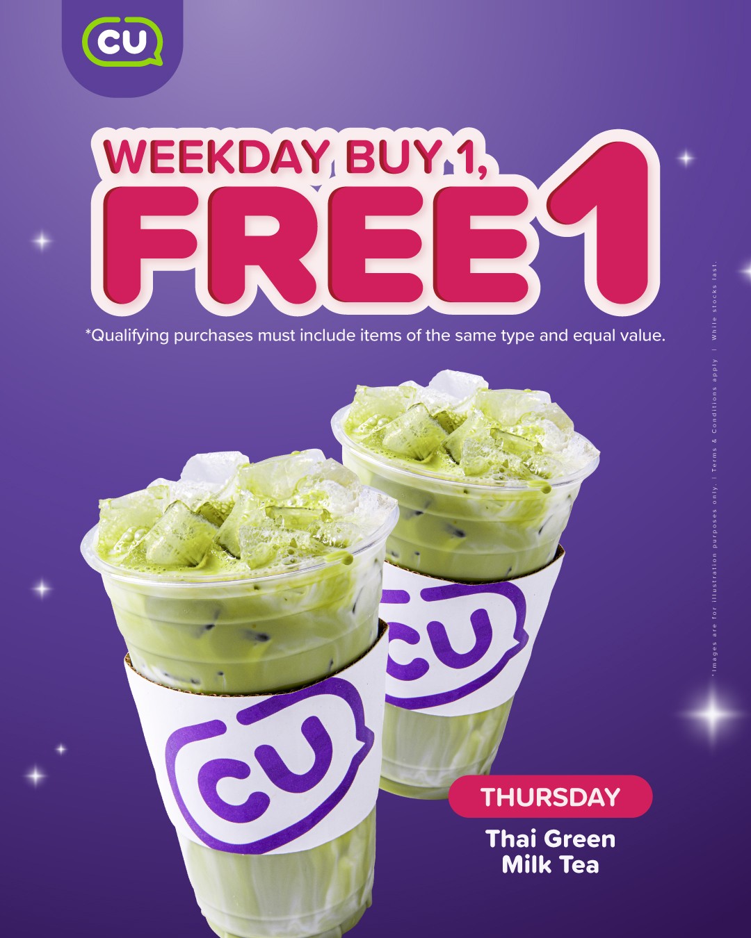 CU-Malaysia-Weekday-Buy-One-Get-One-Deal-Promotion-4 1 December 2025 onwards: CU Malaysia: Weekday Buy-One-Get-One Deal Promotion, Exclusive Limited-Time Convenience Store Offer Across Malaysia