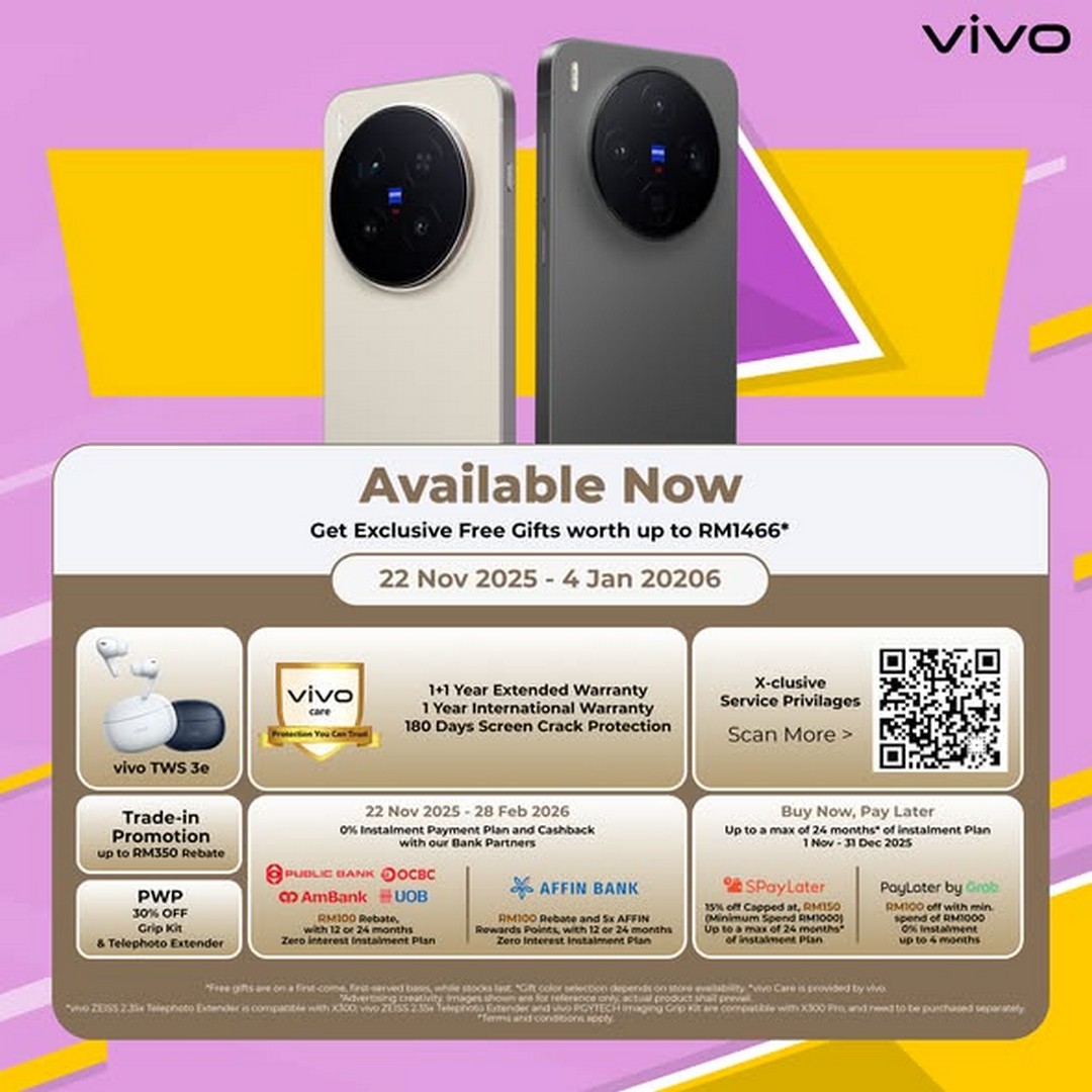 DirectD-Malaysia-vivo-X300-Series-Exclusive-Sale-1 6-9 December 2025: DirectD Malaysia: vivo X300 Series Exclusive Sale with Free Giselle Coffee Machine & Gifts