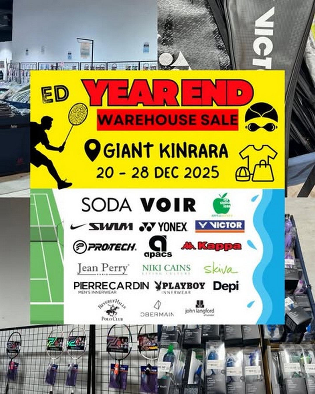 ED-Labels-Malaysia-Year-End-Warehouse-Sale 20–28 December 2025: ED Labels Malaysia Year End Warehouse Sale at Giant Kinrara: Massive Markdown Sale on Fashion, Sports Gear, Innerwear and More