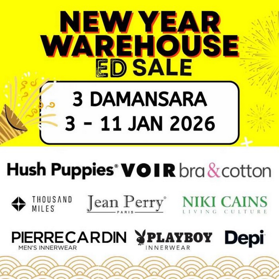 ED-Labels-New-Year-Warehouse-Sale-at-3-Damansara 3-11 January 2026: ED Labels: New Year Warehouse Sale at 3 Damansara – Fashion, Home & Innerwear