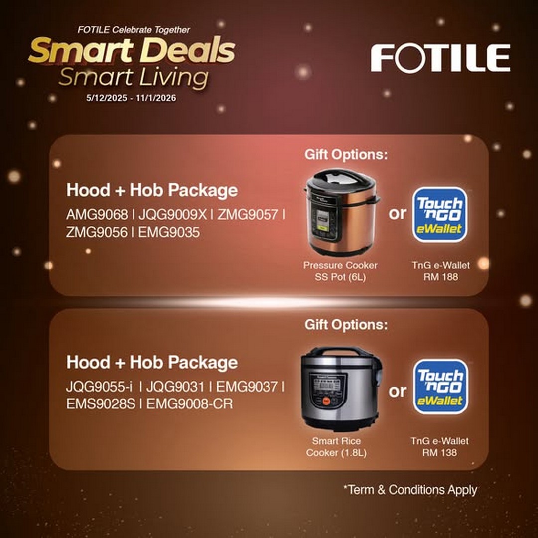 FOTILE-Malaysia-Year-End-Smart-Living-Promotion-1 5 December 2025–11 January 2026: FOTILE Malaysia Year-End Smart Living Promotion: Festive Home Upgrade Deals for Better Living