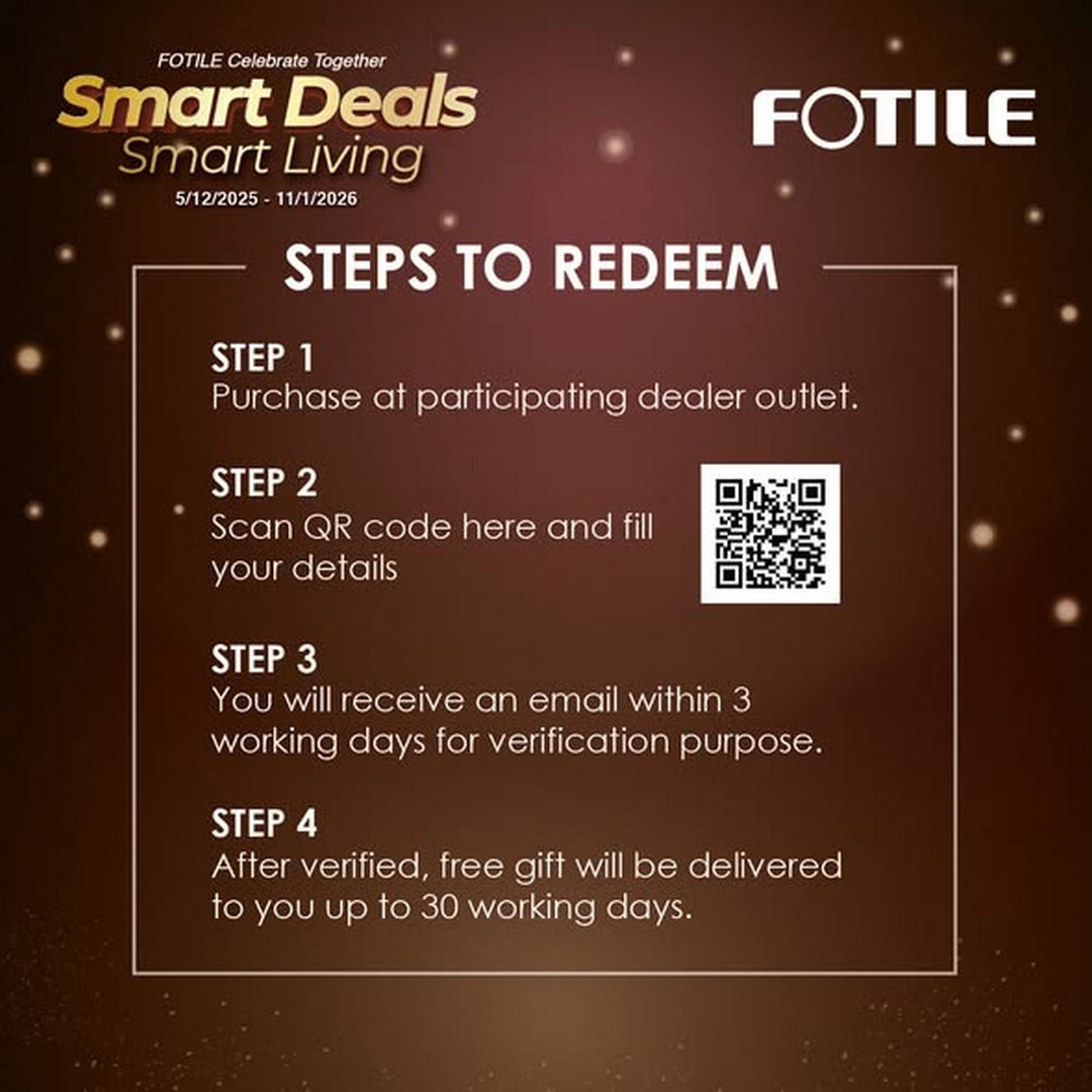 FOTILE-Malaysia-Year-End-Smart-Living-Promotion-3 5 December 2025–11 January 2026: FOTILE Malaysia Year-End Smart Living Promotion: Festive Home Upgrade Deals for Better Living